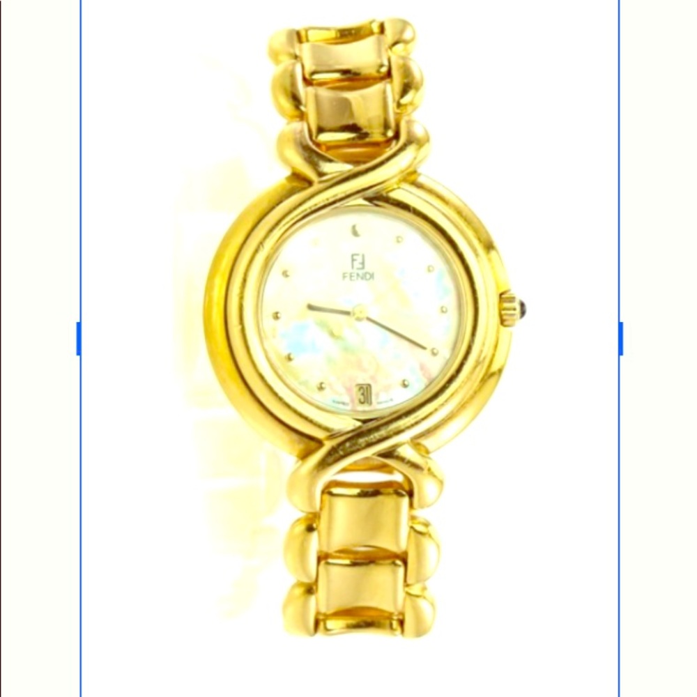 Gorgeous Fendi Vintage Gold Watch